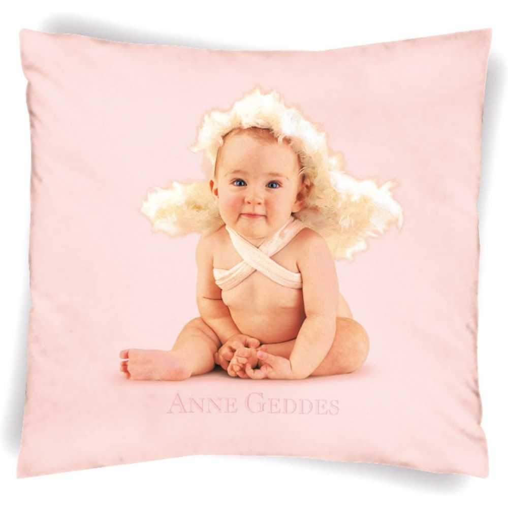 Cuscino Happidea Anne Geddes 40X40 Dis. Baby Angels Var. Rosa