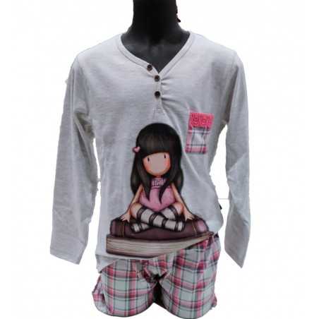 Pigiama bambina Gorjuss Tween the words tg 16 anni colore Gris jaspe