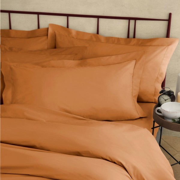 Coppia di federe 52x80 Camillatex NK COLOR colore albicocca