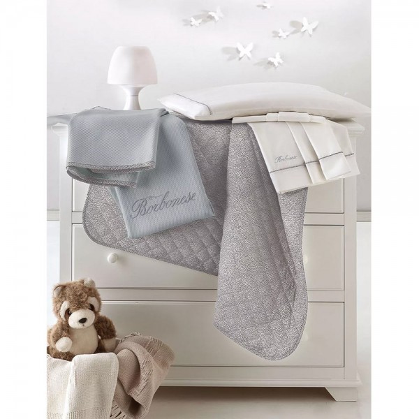 Copriletto Borbonese Kids Splendido Piquet Cm. 115X150 COL. MARRONE