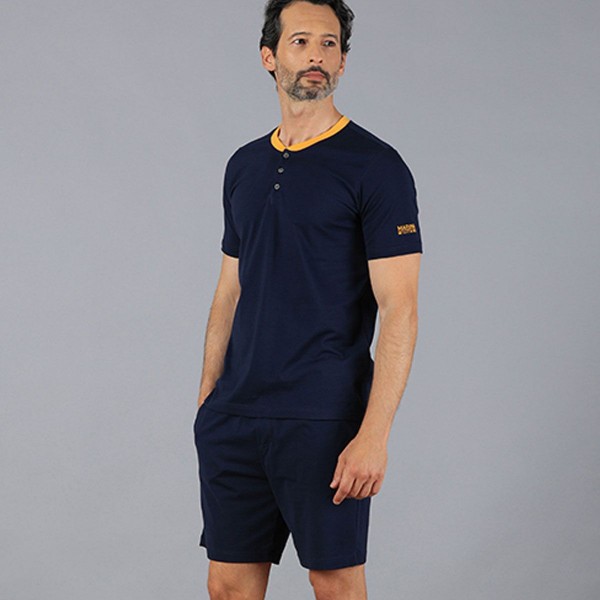 Pigiama uomo Marina Militare 6M98756MM Colore Navy