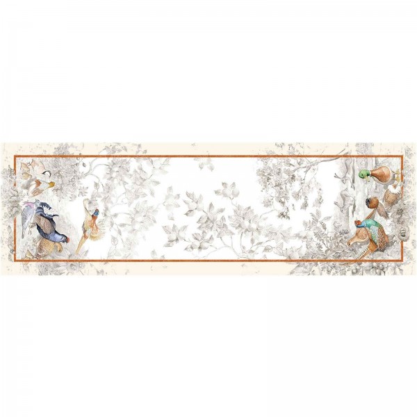 Runner Tovaglia Vis A Vis 45x170 Tessitura Toscana Norma colore Crema