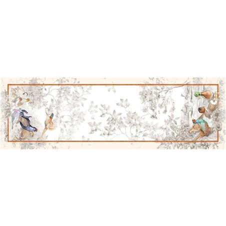 Runner Tovaglia Vis A Vis 45x170 Tessitura Toscana Norma colore Crema