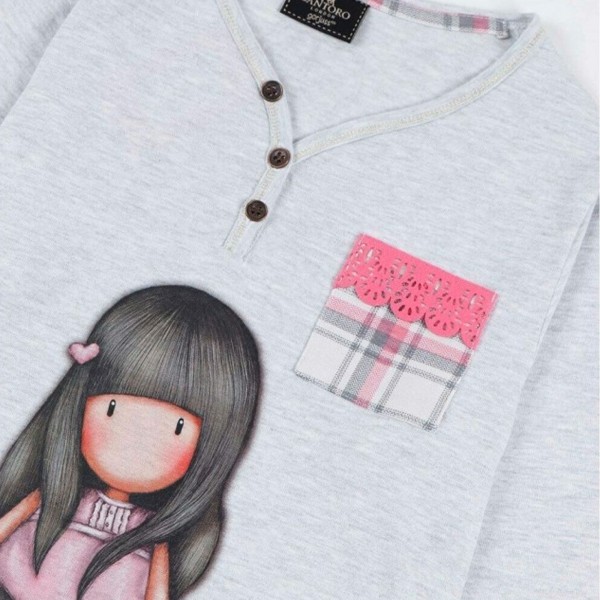 Pigiama bambina Santoro Gorjuss Tween 10 anni colore Grigio