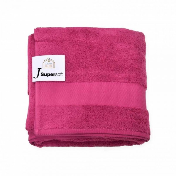 Telo Doccia Extralarge Andrea Home JSuperSoft Fucsia