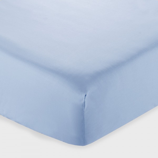 Lenzuolo sotto con angoli letto Singolo Andrea Home I Colorissimi in tinta unita Blu cielo