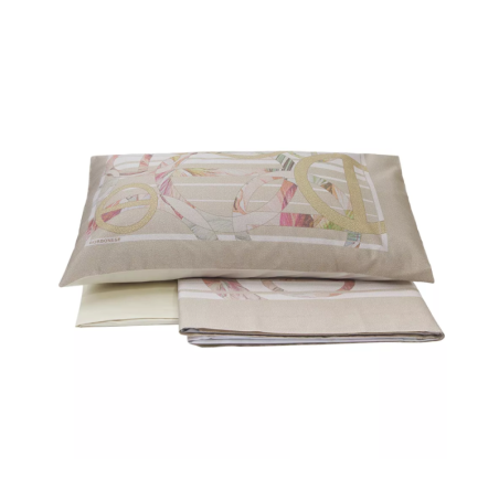 Lenzuola letto matrimoniale Borbonese Liberty colore Beige