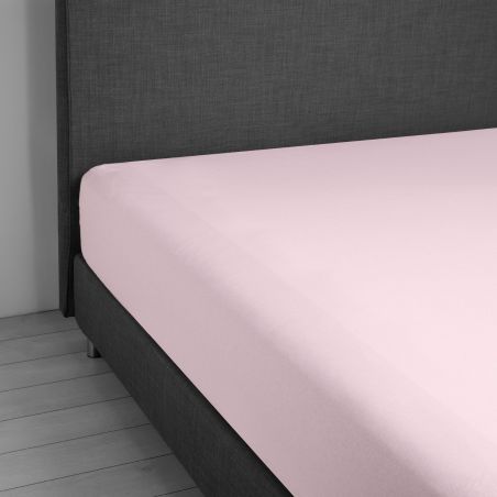 Lenzuolo sotto con angoli elastici letto Singolo Vivacolor DaunenStep Rosa