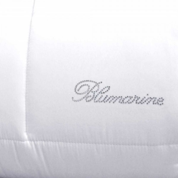 Trapunta letto Matrimoniale Blumarine Lory in raso colore Bianco