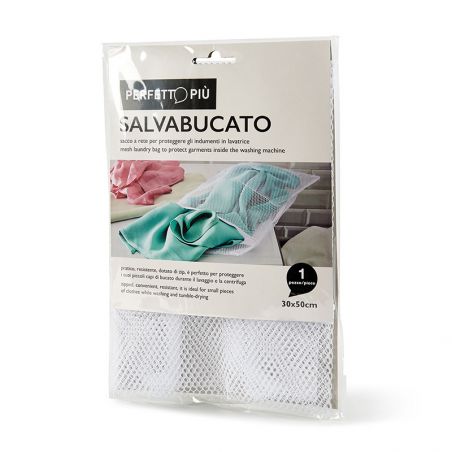 Sacco Lavatrice cm 30x50 La Piacentina Il Salvabucato Colore Bianco