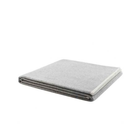 Coperta in lana letto matrimoniale Lanerossi Cortina colore Grigio