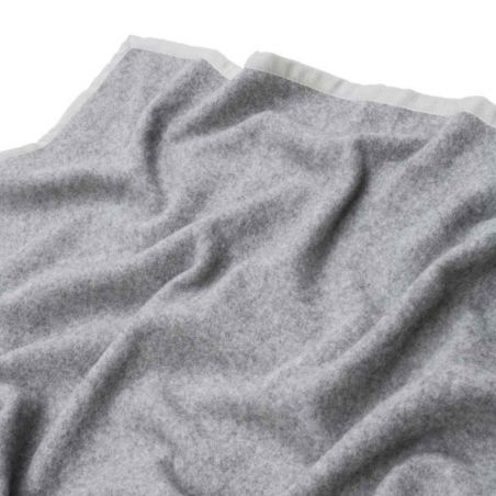 Coperta in lana letto matrimoniale Lanerossi Cortina colore Grigio