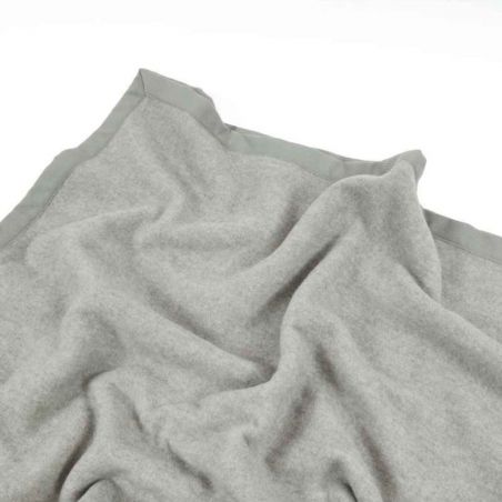 Coperta in lana letto matrimoniale Lanerossi Cleopatra colore Grigio