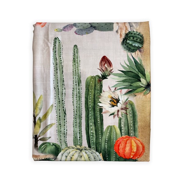 Tovaglia in Cotone 140x180 Vingi fantasia Cactus x 6 postiTovaglia in Cotone 140x180 Vingi fantasia Cactus x 6 posti