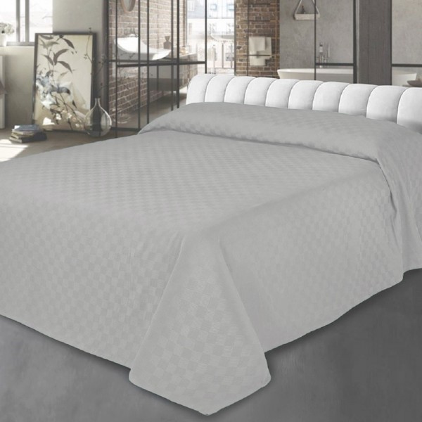 Copriletto letto matrimoniale Cavalieri Ostuni colore Bianco