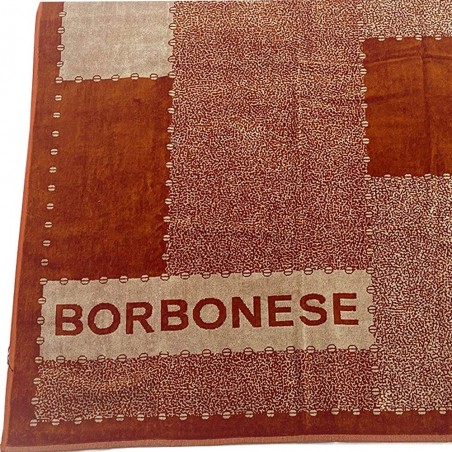 Telo Mare Borbonese Patchwork colore Ruggine