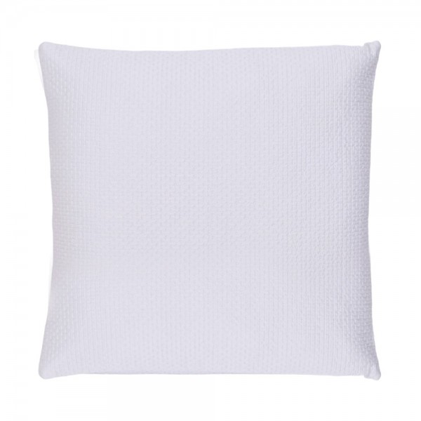 Cuscino arredo satin cm 50x50 Carillo Caley colore bianco