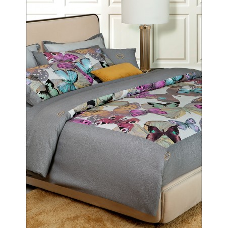 Cuscino arredo Borbonese Butterfly 45x45 colore Grigio