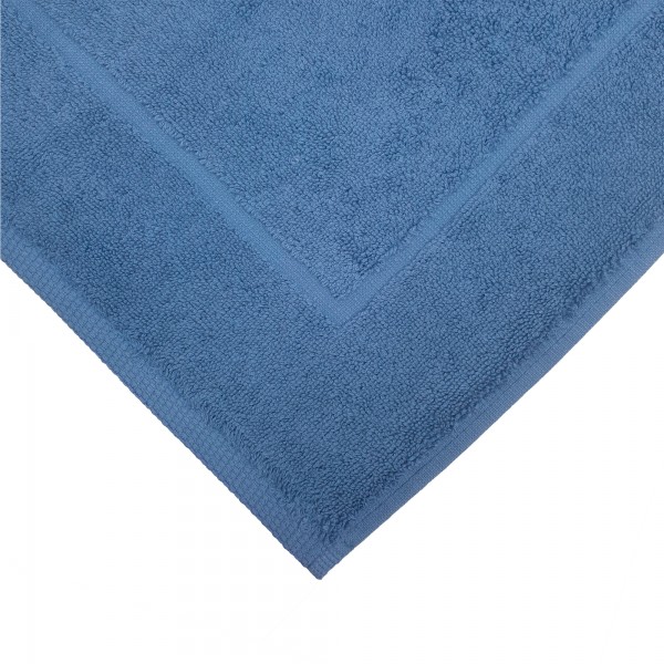 Tappeto bagno 50x80 cm in cotone Andrea Home JsuperSoft Blu